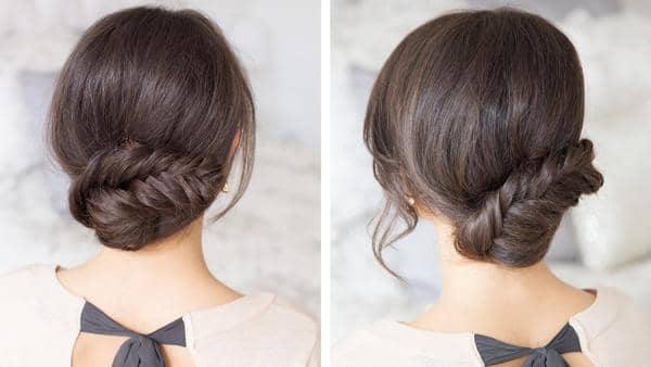 Low Fishtail Braid Twist