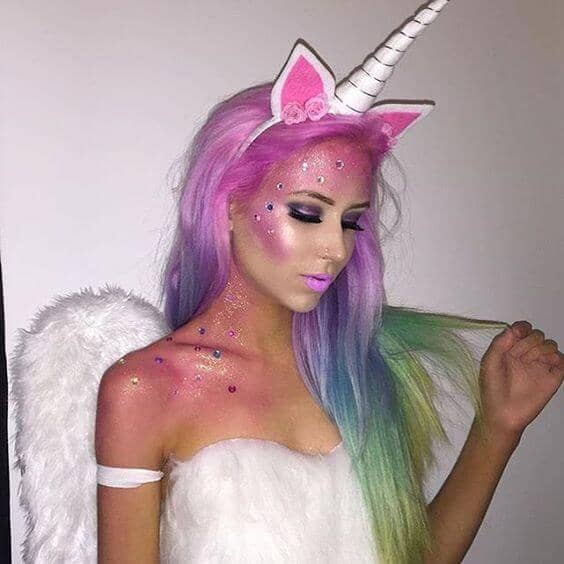 H2T Unicorn Costume & Makeup