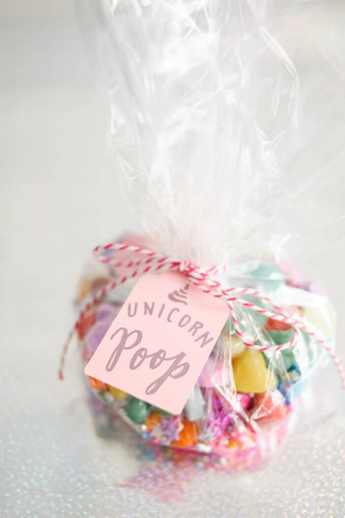 Jellybean Unicorn Poop Party Favors