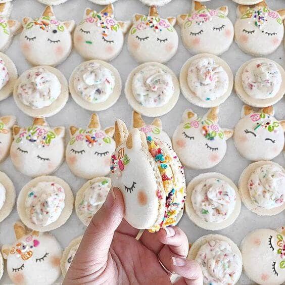 Dreamy Unicorn Cream Cookies