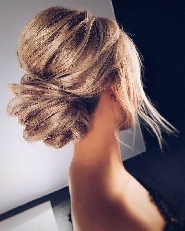 High Volume Crown With Loose Chignon