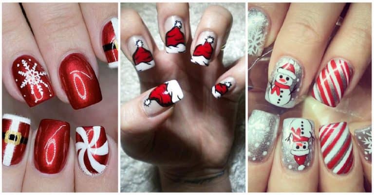 Featured image for “25 Cute Christmas Nail Designs to Show Your Sparkle”