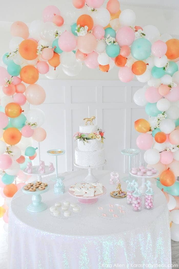 A Princess Inspired Pastel Arch