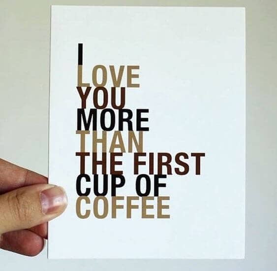 Love Before The Very First Cup