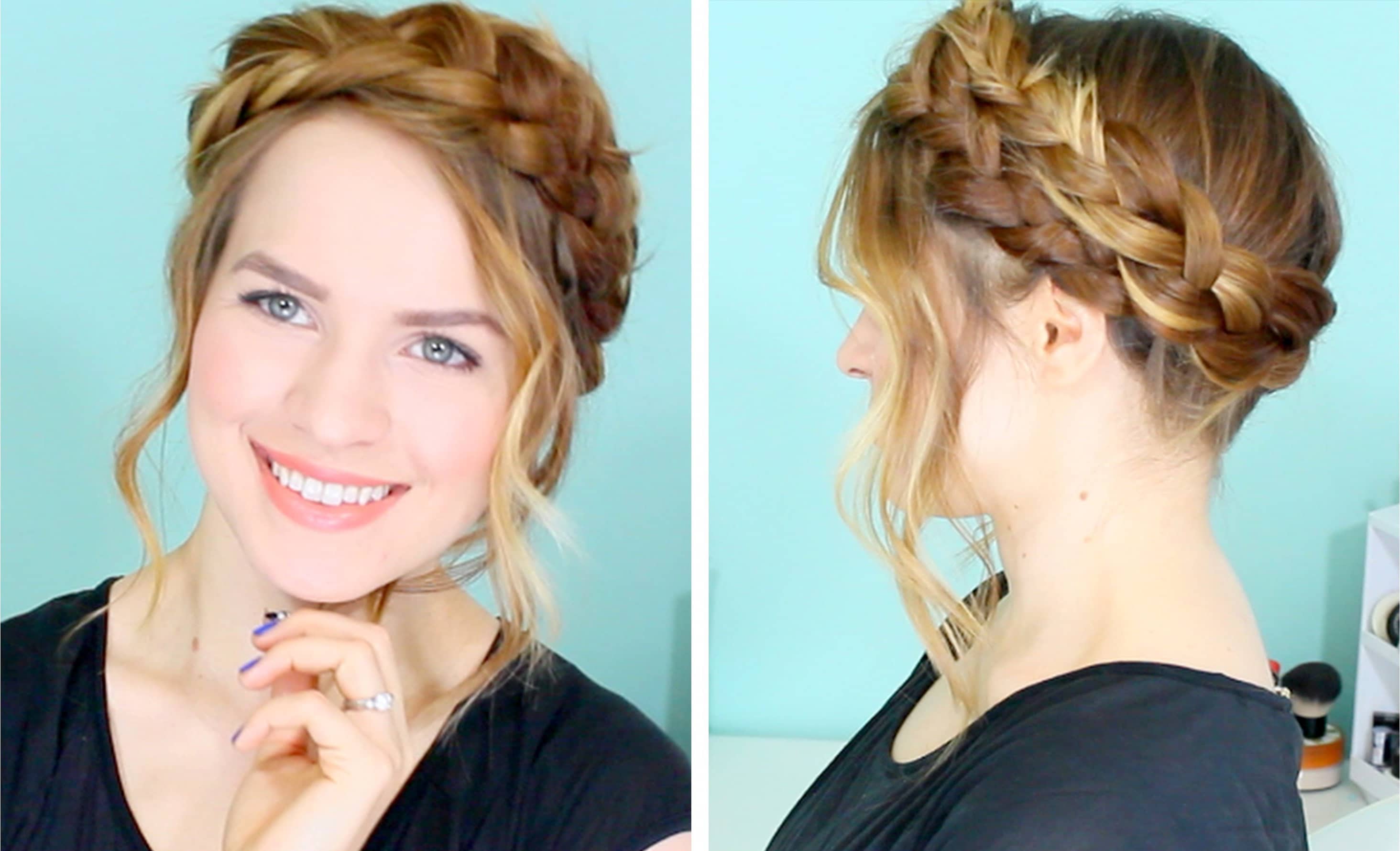 Braided And Elegant Tied Up Crown