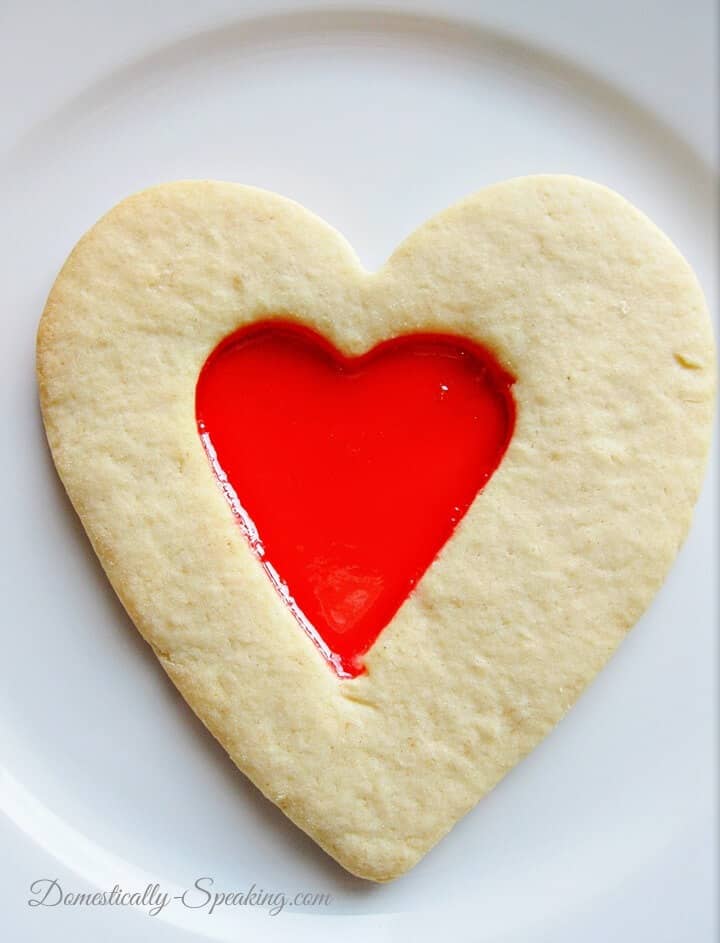 Cutout Jam Cookies for Valentine’s Day