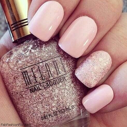 Pink with Sparkle Accent