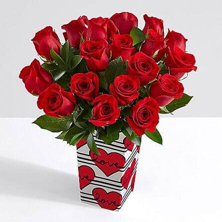 The Classic Red Rose Bouquet