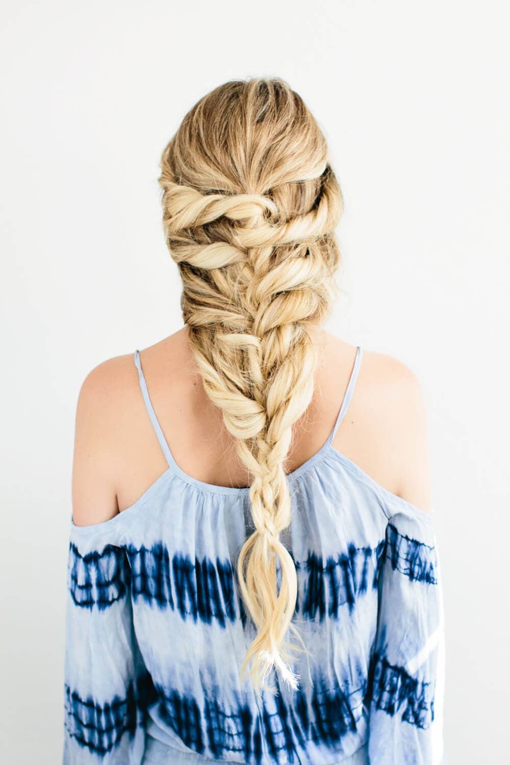 Multi-Layer Crossed Fishtail Braid