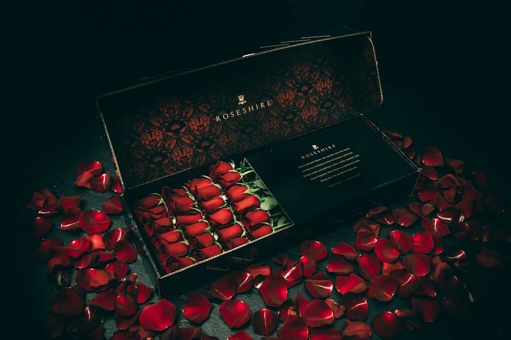 The Black Tie Event Rose Box