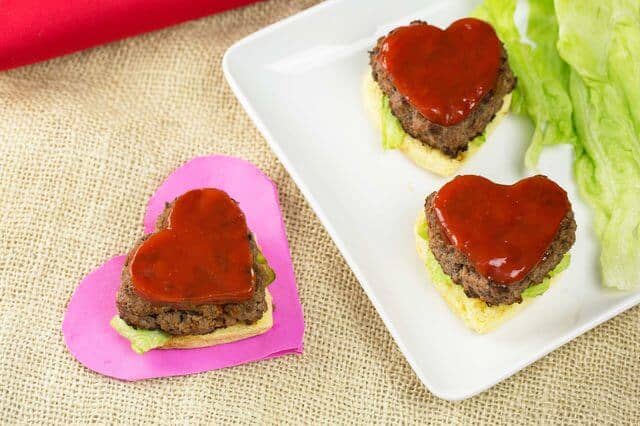 Transform a Classic Hamburger into Hearts