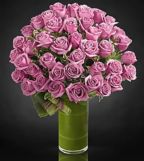 The Classic Purple Rose Bouquet