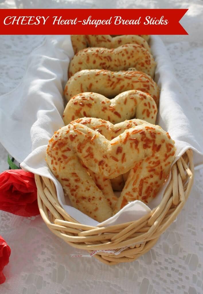 Add Heart-shaped Breadsticks to the Table