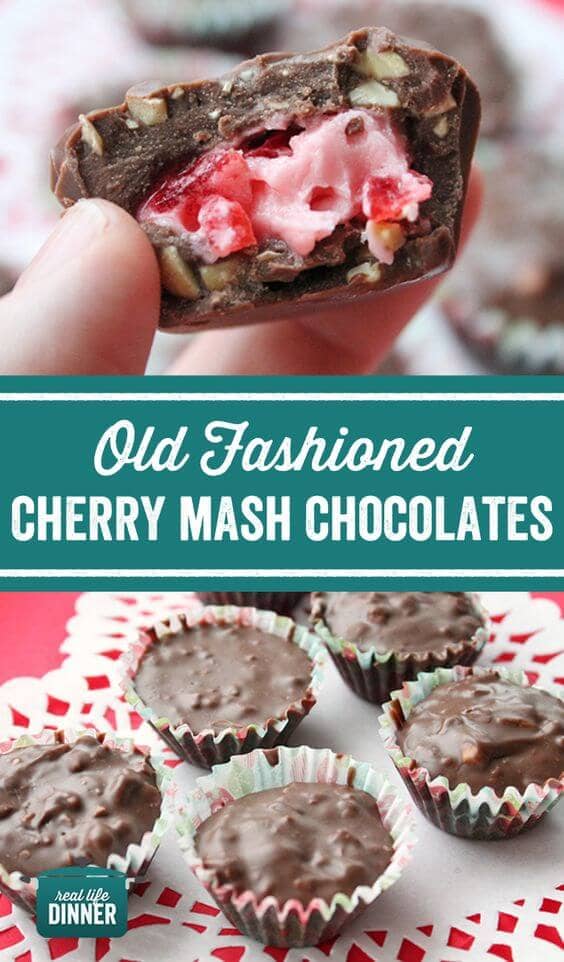 Valentine's day candy ideas with Cherry Filling