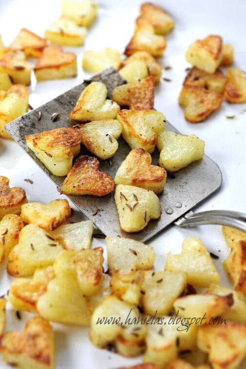 Heart-shape Potato Snacks