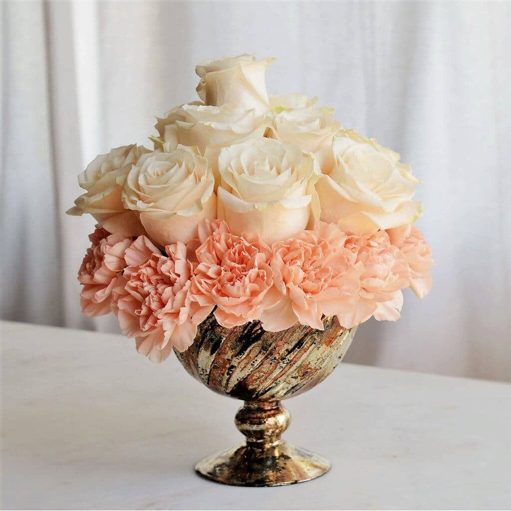 Glamorous Pink Bowl of Flowers