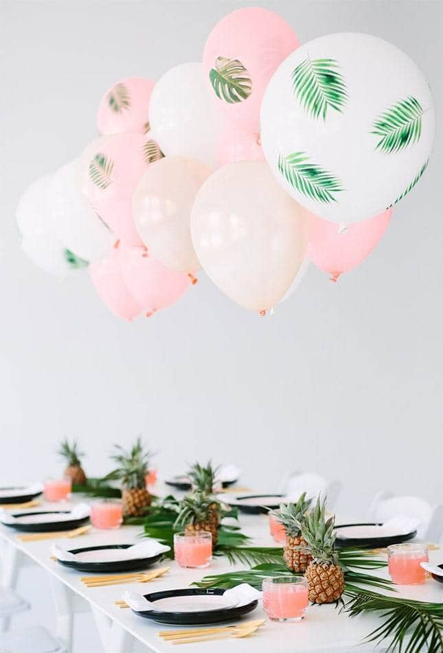 Lofty Tropical Place Settings