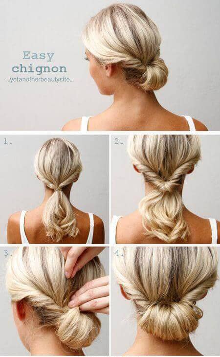 Low Twisted Chignon