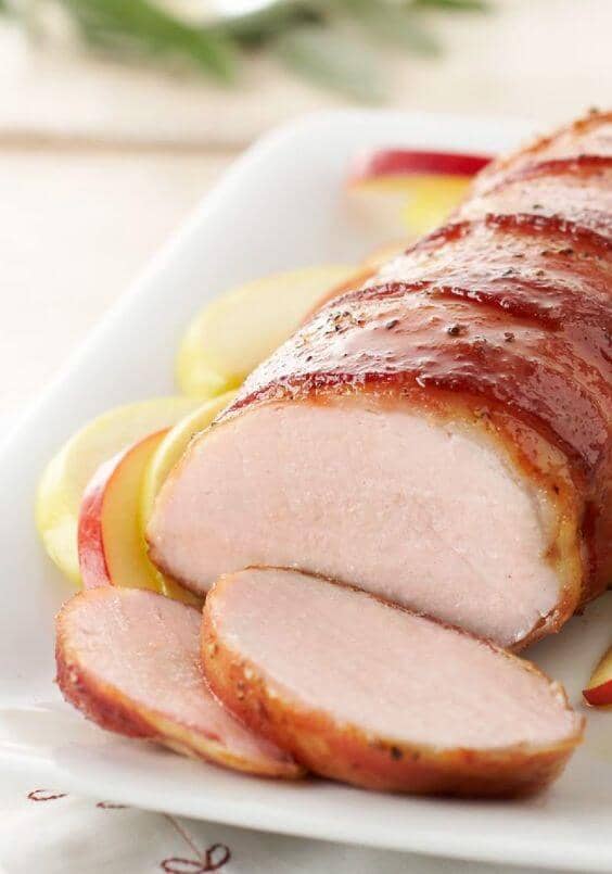 Wrap a Pork Loin with Bacon