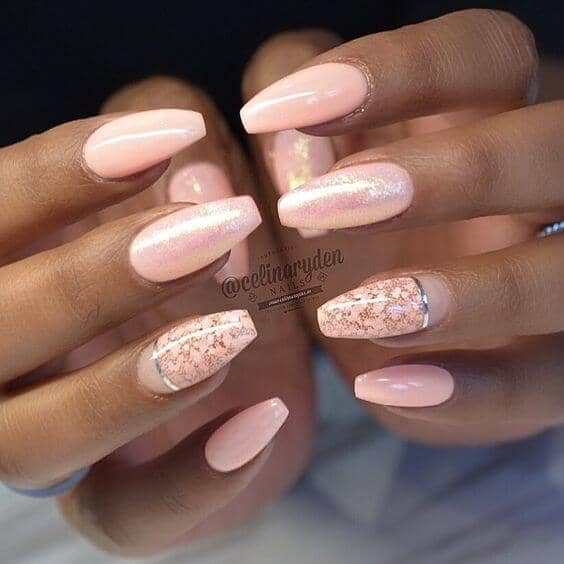 Celestial Pink for Everyday Angels Gel Nails