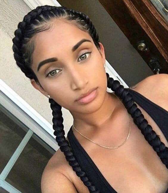 50 Natural and Beautiful Goddess Braids to Bless Ethnic ...