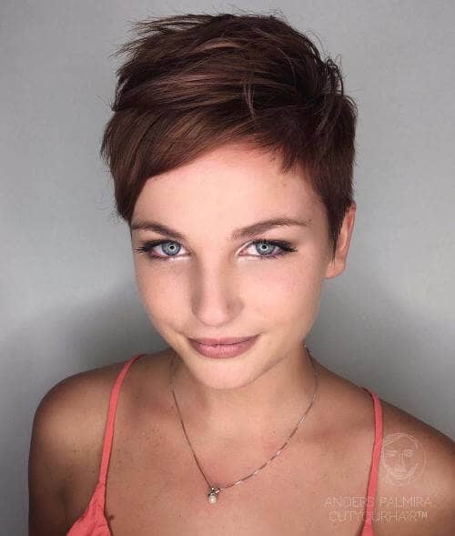 The Sassy Pixie Haircut for Delicate Features Pixie Cut