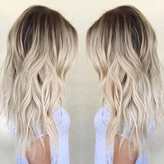 Easy and Flirty Blonde Balayage Hairstyle