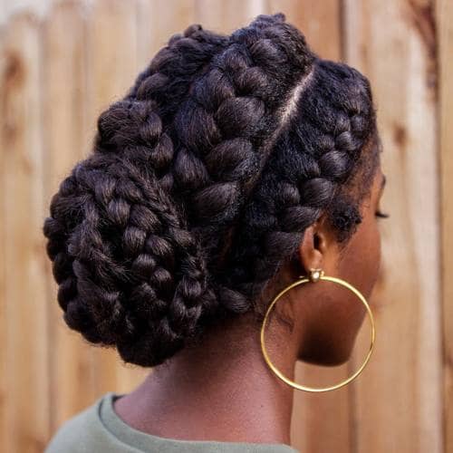 50 Natural And Beautiful Goddess Braids To Bless Ethnic Hair