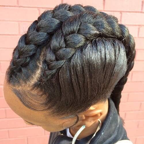 50 Natural And Beautiful Goddess Braids To Bless Ethnic Hair