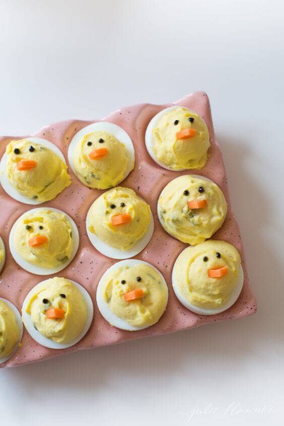 Make Chicks with Your Deviled Eggs