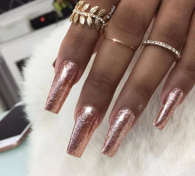 Rose Gold Tips Fit for a Queen