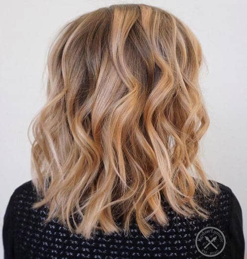 Brown, Blonde, and Strawberry Balayage 