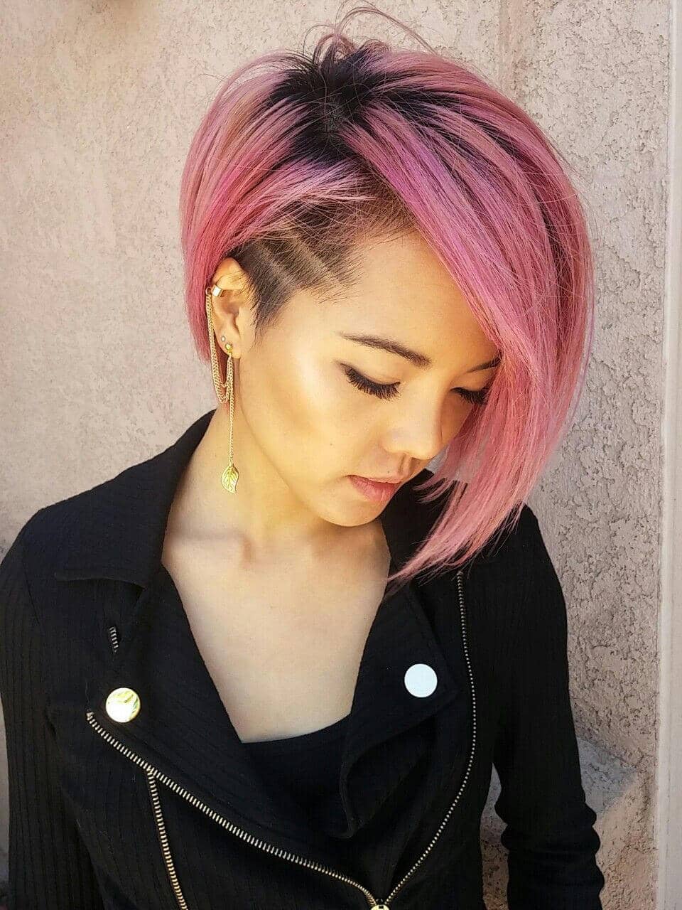 Fifty Shades of Pink for Pixie Cut