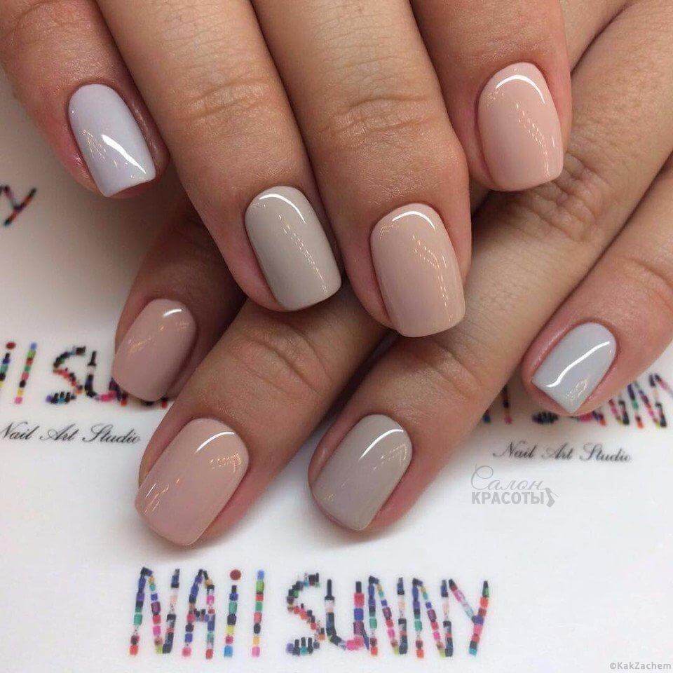 Handful of Shiny Nude Nail Colors