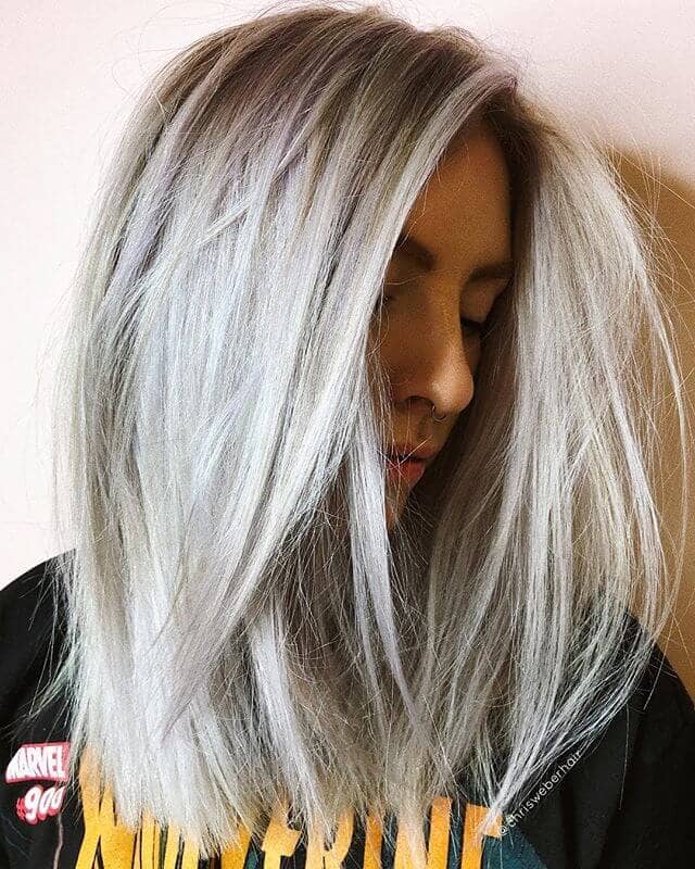 Ash Blonde with Silver Undertones