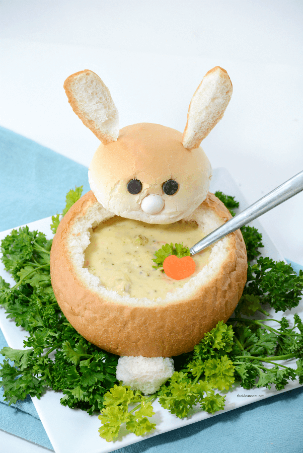 Easter Bunny Bread Bowls for Soup