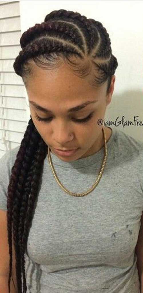 50 Natural And Beautiful Goddess Braids To Bless Ethnic Hair In 2020