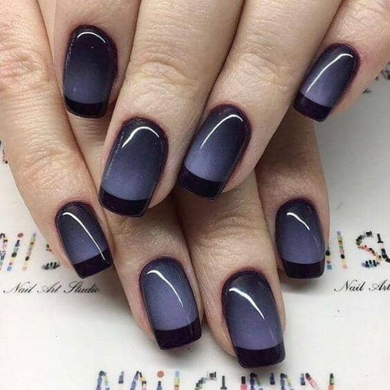 A Twist on Ombre and French Gel Nails