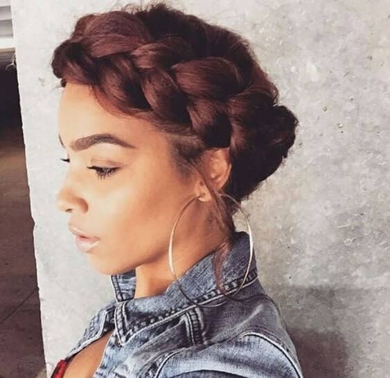 Classy and Quick Red Goddess Braids