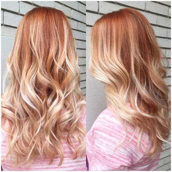 Bold and Beautiful Strawberry Blonde Ombre 