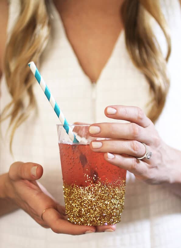 Glitzy Engagement Party Sips