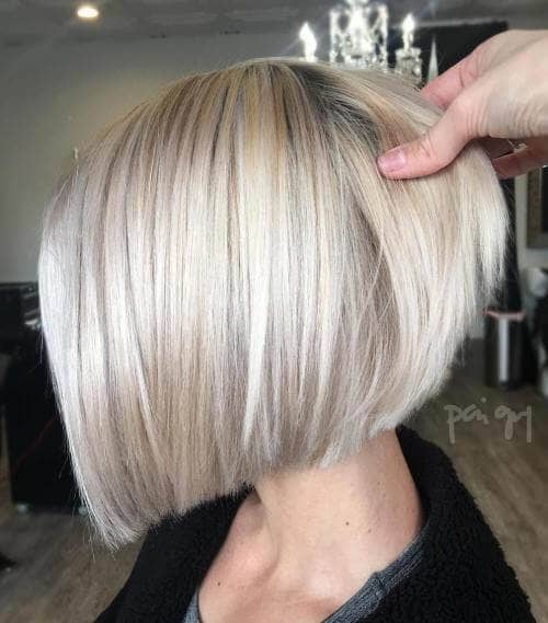 Blunt Angled Bob