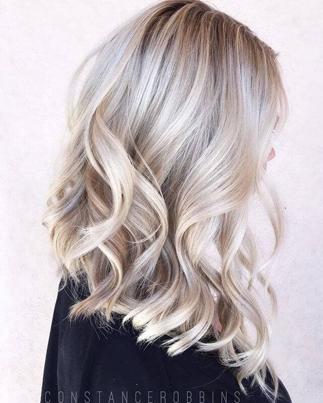 Darker Platinum with Golden Undertones