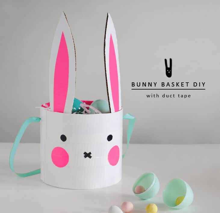 DIY Easter Basket Idea with Duct Tape