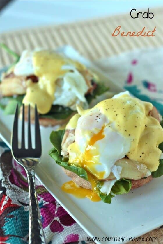 Indulgent Crab Benedicts for Easter