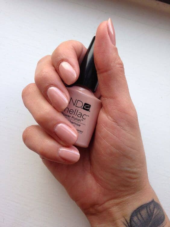 Barely There Baby Pink Manicure