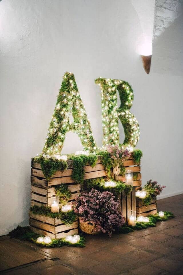 engagement decoration diy nature amazing display inspired