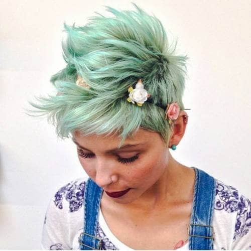 Pastel Pixies Best Hair Trends for Young Women Pixie Cut