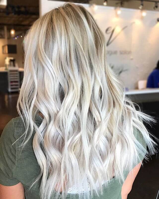 Ice Blonde with Beach Waves