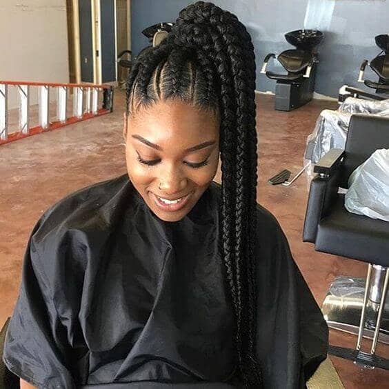 50 Natural And Beautiful Goddess Braids To Bless Ethnic Hair In 2020